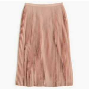 J.Crew Micro Pleated Midi Skirt 4 NWT
